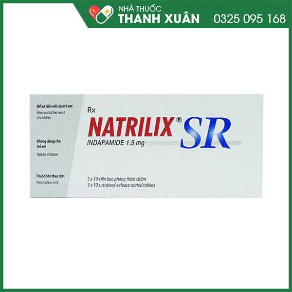 Thuốc Natrilix SR điều trị tăng huyết áp